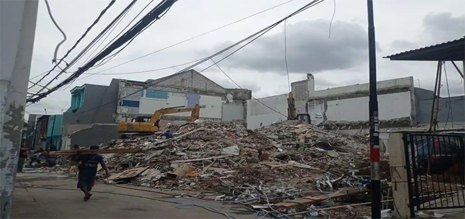 Dulu Dijarah, Rumah Ahmad Sahroni Kini Rata Dengan Tanah