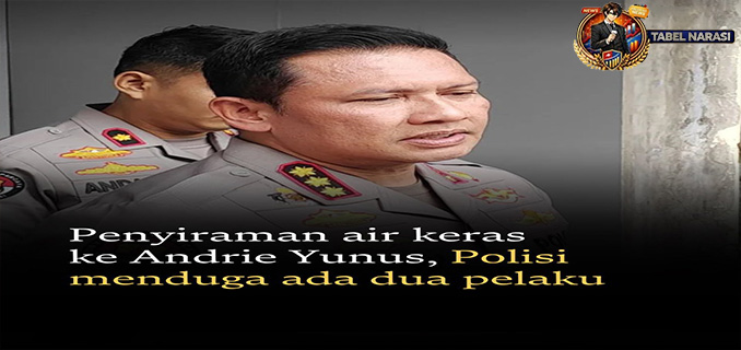 Kriminal sepekan razia miras hingga penyiraman air keras Andrie Yunus