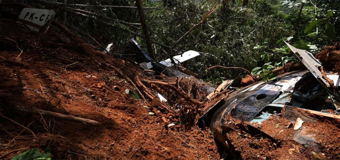 Helikopter PK-CFX Jatuh di Kalbar, Seluruh Penumpang Tewas